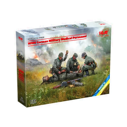 ICM 35620 - WWII German Military Medical Personnel (100% new molds) - scale 1:35