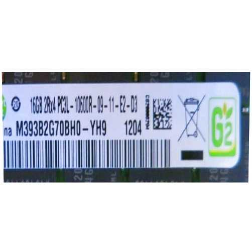 BIDCREATIONS TM B & I DATA SYSTEMS LTD Samsung 16GB M393B2G70BH0-YH9 16GB 2RX4 DDR3 PC3L-10600R (1333Mhz) ECC Regstered Memory Module