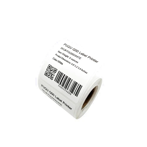 PUQULABEL Self-Adhesive Multi-Purpose Label Compatible for PUQU Q Series Label Printer-1 Roll of 230 Labels 40x30mm (1.6''x1.2'')