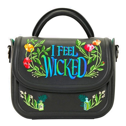 Loungefly Universal Wicked: Part Two Floral Crossbody Bag
