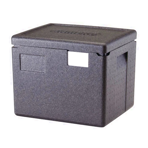Cambro Cam GoBox Black Plastic Top Loading Half Pan Carrier - 15 2/5