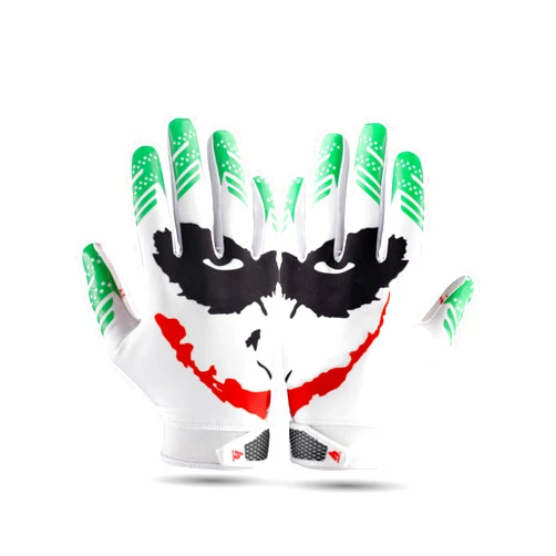 Repsters Jester Youth Football Gloves - Tacky Grip Skin Tight Adult Football Gloves - Pro Elite Super Sticky Receiver Football Gloves - Youth Sizes