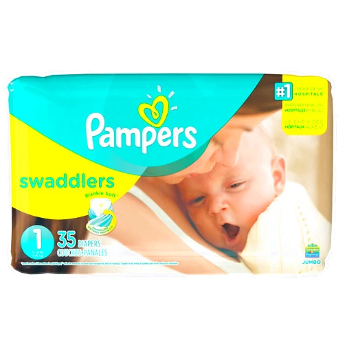 Pampers Swaddlers Newborn Diapers Size 1 35 Count