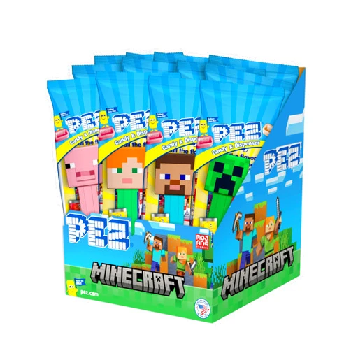 PEZ Minecraft PEZ Party Pack (12 pack - each individually wrapped)