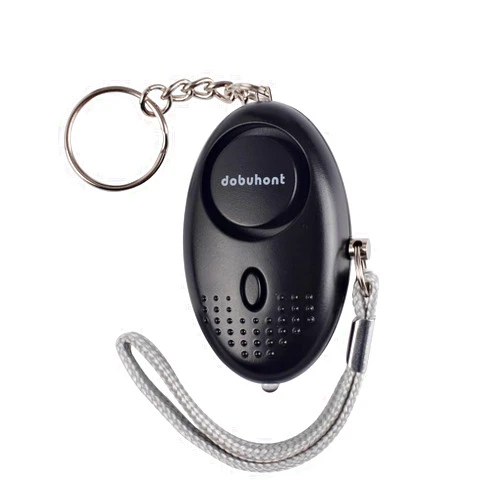 Dobuhont Safesound Personal Alarm 140dB for Women Girls Elderly, Safe Sound Siren SongBlack 1 pc