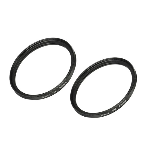 MECCANIXITY UV Lens Filters, 52mm Slim Frame Multi-Coated Protective Lenses Filter for Camera Photography Accessories, Pack of 2
