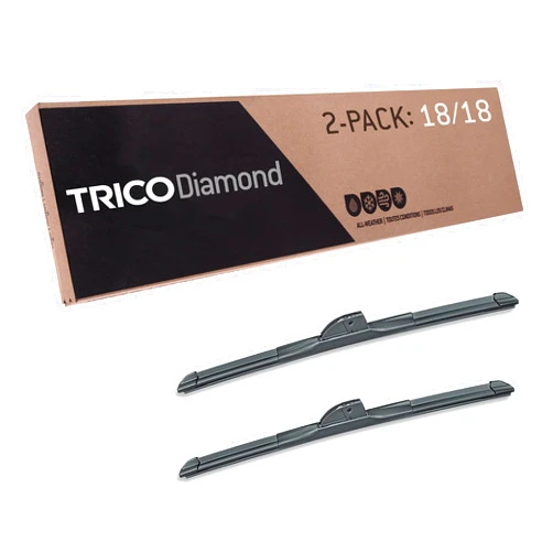 TRICO Diamond™ (25-1818) 18 Inch & 18 Inch pack of 2 High Performance Automotive Replacement Windshield Wiper Blades For My Car Premium All Weather Beam Blade for Select Vehicle Models