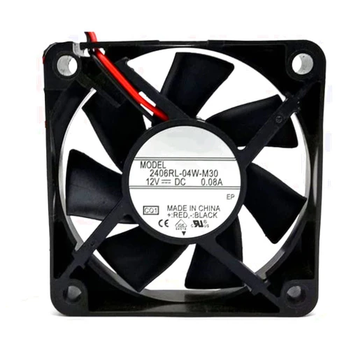 2406RL-04W-M30 for 2406RL-04W-M30 12V 0.08A 60X60X15MM 2-Wire Cooling Fan
