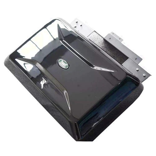 LuuYaoo Exterior Side Mounted Gear Box Carrier Luggage Compatible with 2021-2024 Ford Bronco 4Door, ABS Material,Lockable, Black