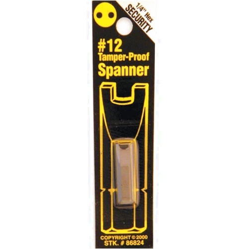 Best Way Tools 86824#12 Spanner Security Bit