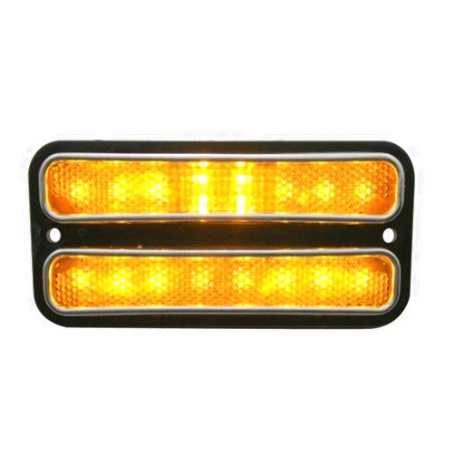United Pacific 1968-1972 Chevy Truck LED Parking Light, Amber Lens, EA