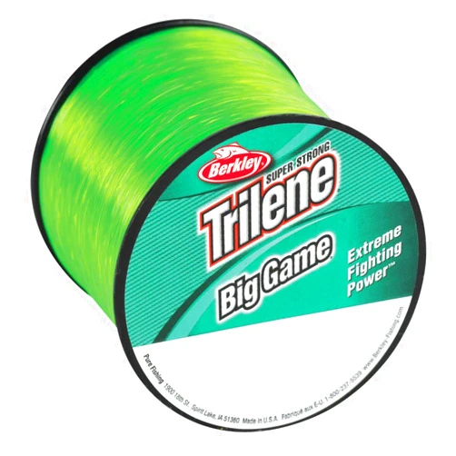 BerkleyBerkley Trilene® Big Game™, Green, 30lb | 13.6kg, 5280yd | 4828m Monofilament Fishing Line, Suitable for Saltwater and Freshwater Environments