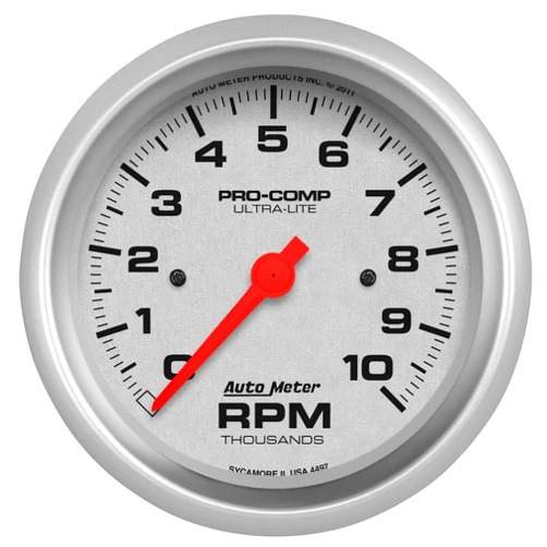 Auto Meter 4497 Ultra-Lite In-Dash Electric Tachometer,3.375 in.