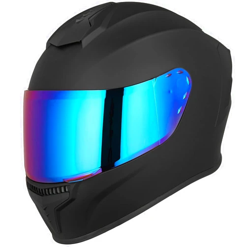 Auboa Full Face Motorcycle Helmets for Adults Men and Women DOT Approved Street Bike Racing Helmet with Tinted Visor Model MD-813