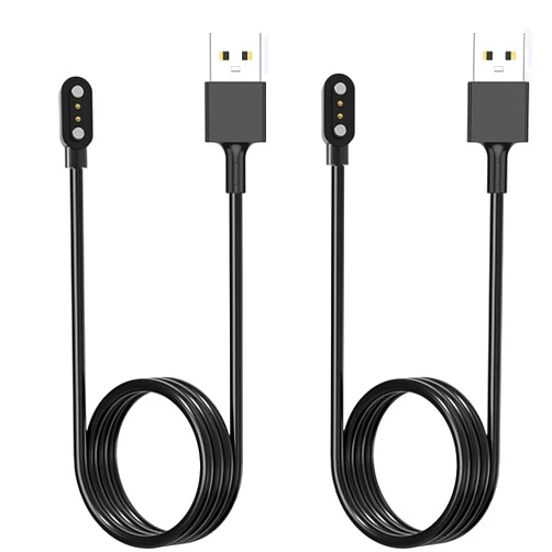 Acediar [2-Pack] 3.3FT Smart Watch Charger Magnetic USB Charging Cable for Letsfit Willful YAMAY VeryFitPro SW023 ID205L SW021 ID205U ID205S SW025 Uwatch 3S 3 2 2S