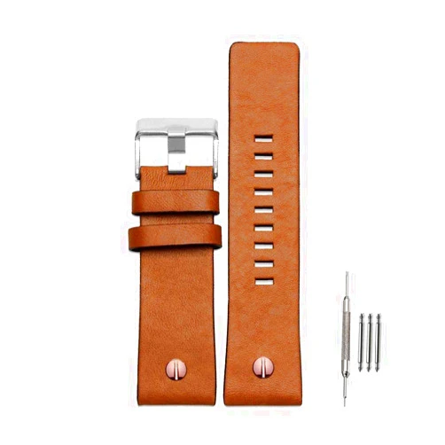 Finjin R Calfskin Leather Watch Band Suitable for Men's Diesel Watches