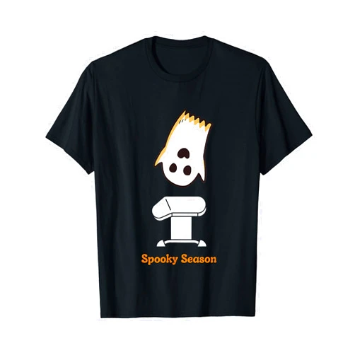 Funny Halloween Costume Matching SPOOKY SEASON HALLOWEEN CUTE GHOST GYMNAST Vault Gymnastics T-Shirt