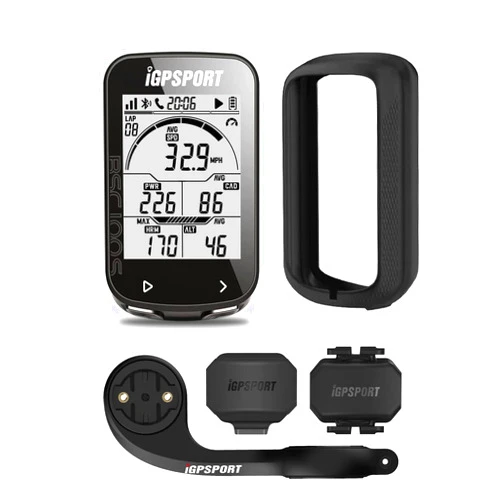 iGPSPORT BSC100S Bicycle/Bike Computer Wireless, 2.6 inch LCD Display Rechargeable Waterproof GPS Cycling Computer