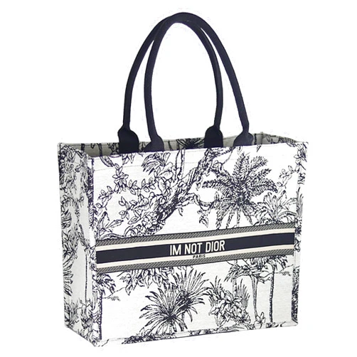 Monikong Women Luxury Tote Bags: Large Fashion Graffiti Handbags Cotton Linen, Large Capacity Jacquard Retro Totes