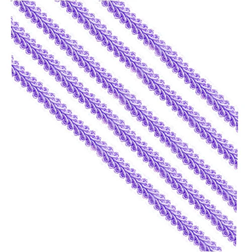 Kyezi Design and Craft 1/2 inch Gimp Trim, 13mm Gimp Braided Trim, Gimp Cord, DIY Braided Cord for Sewing Home Decoration Costume (Lavender, 5 Yards)