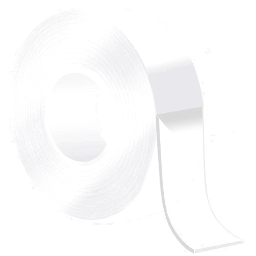 SHANDERBAR Nano Double Sided Tape Heavy Duty, Multipurpose Removable Mounting Adhesive Grip Tape,Washable Sticky Strong Wall Strips Transparent Poster Carpet for Paste Items,Household 9.8ft