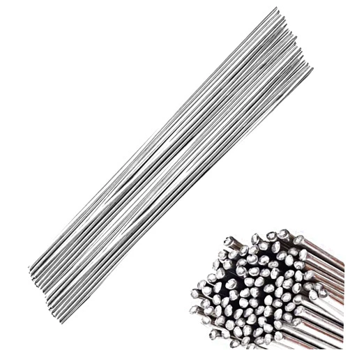 Fitepro 100-Pack Aluminum Welding Rods, Flux Core Welding Wire Solution Welding 1022℉ Low Temperature Aluminum Brazing Rods,No Flux Required, 1/16
