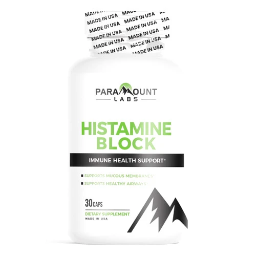Paramount Labs Premium Diamine Oxidase DAO Supplements Histamine Blocker - Food-Derived Histamine Intolerance Relief - DAO Enzyme Supplements - Made in USA - 30 ct