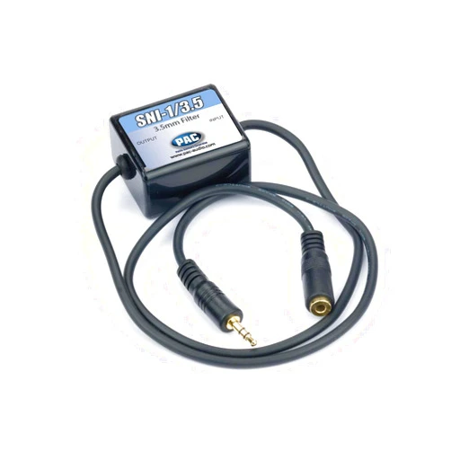 PAC SNI-1/3.5 3.5-mm Ground Loop Noise Isolator Works with iPod/Zune/iRiver and Others , Black
