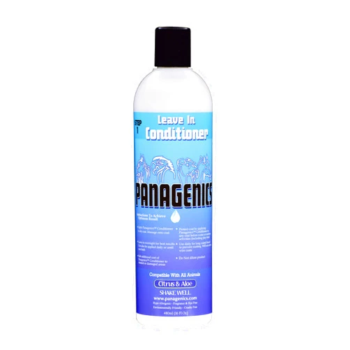 Panagenics | Pet Leave-in Conditioner - Safe for All Animals, Unscented, Contains Citrus and Aloe Active Ingredients - 16 Ounce Bottle