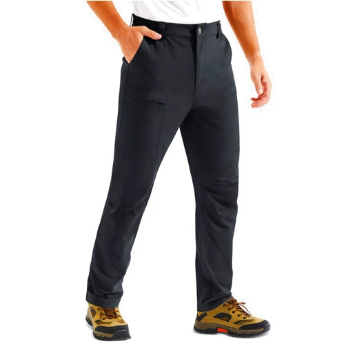 MAGCOMSEN Men's Hiking Pants Lightweight Quick Dry 7 Pockets Travel Pants for Men Water Resistant Ripstop Work Fishing
