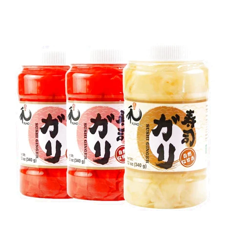 YUHO Pickled Sushi Ginger 3 Jar