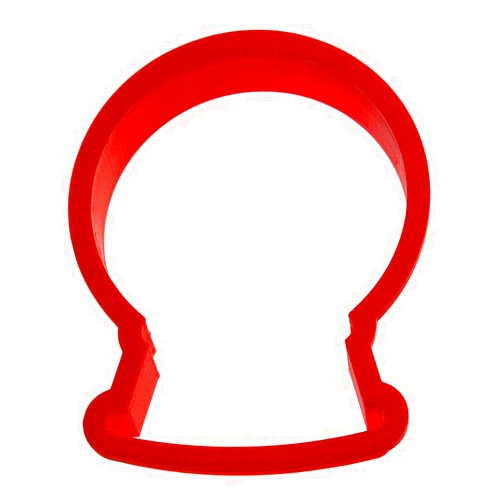 CookieCutter.com CookieCutterCom Brand Snowglobe Cookie Cutter 4.5 inch – 3d Printed Plastic – USA Made