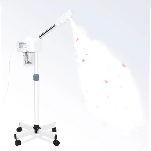 Saicool ​Saicool Professional Facial Steamer - Standing Ozone Facial Steamer on Wheels w Hot Mist for Facial Treatment Personal Care for Spa Salon Home Use