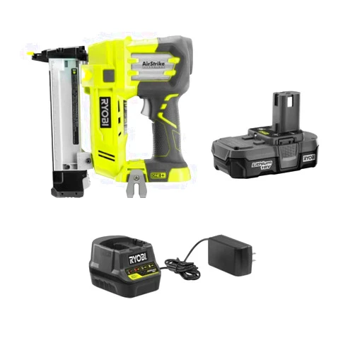 Ryobi 18v Air Strike 3/8-1-1/2in Cordless Stapler P360 + (1) Battery & Charger (Renewed)