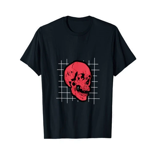 Japan lover streetart design Japanese Aesthetic Skull T-Shirt