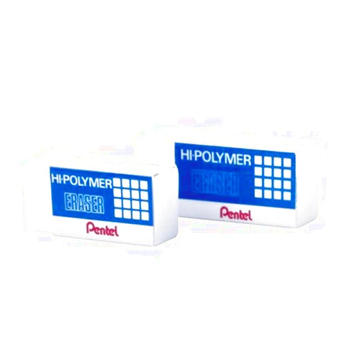 Pentel Eraser Pencil Pentel Hi-Polymer ZEH-05., Total of 2 Erasers