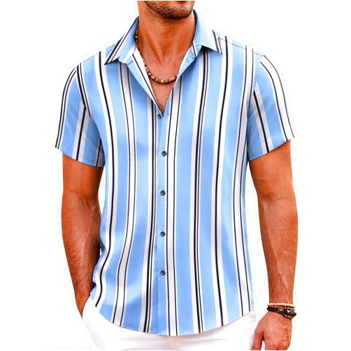 COOFANDY Mens Hawaiian Shirts Short Sleeve Floral Button Down Beach Summer Tropical Shirt