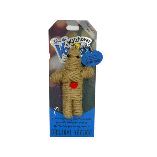 Watchover Voodoo 3-Inch Original Voodoo Keychain - Handcrafted Gift to Bring Good Luck and Positivity Everywhere You Go