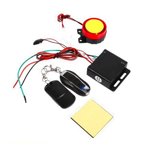 Estink Motorcycle Bike Anti-Theft Alarm System, 12V Motorcycle Anti-Theft Security Burglar Alarm System Remote Control Motorcycle Security Kit, Fit for Motorcycles with 12V Battery, Battery Not Included