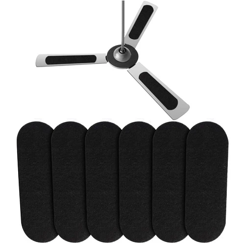 PEUTIER 6pcs Ceiling Fan Filters, 0.12 Inch Thickness Activated Carbon Air Filters Ceiling Fan Air Purifier Pads Ceiling Fan Air Filter for Home Office