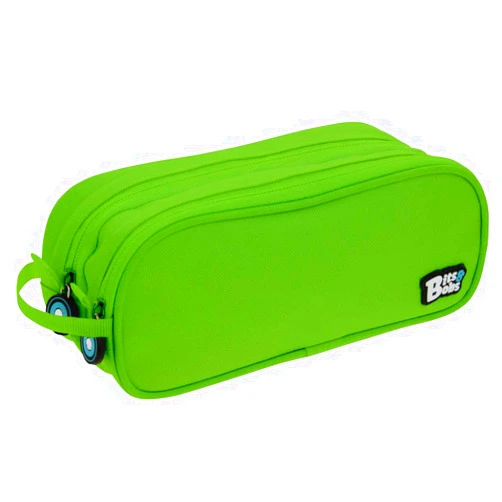 Grafoplás 37543920 Double School Case, Green, 24.5 x 9.5 cm, Bits & Bobs