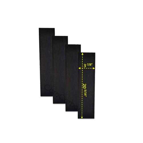 CoreCarbon 4-Pack Pre-Filter Designed to Fit Honeywell Quiet Clean Air Purifier - Models HFD070, HFD120, HFD-120, HFD-120-Q, HFD123, HFD-123-HD, HD123, HFD140, HFD140BWM, HFD230, HFD230B, & MORE