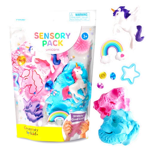 Creativity for Kids Sensory Pack: Unicorn - Sensory Toys for Toddlers, Unicorn Gifts for Girls, Toddler Activities and Spring Crafts (Ages 3+)