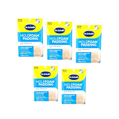 Dr. Scholl's Molefoam Padding 2 Each (Pack of 5)