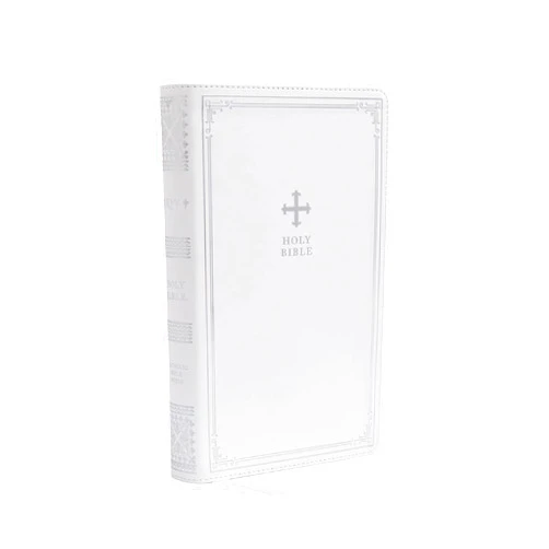 Catholic Bible Press NRSV Catholic Edition Gift Bible, White Leathersoft (Comfort Print, Holy Bible, Complete Catholic Bible, NRSV CE): Holy Bible