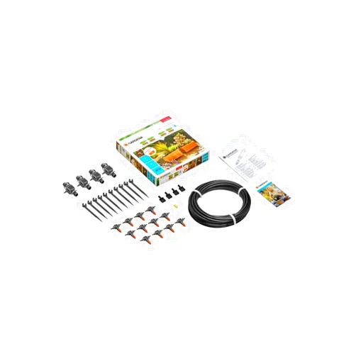 GARDENA Extension Pflanztröge: The Balcony Extends Your Irrigation System Micro-Drip-starter Sets Pots M to 4 plant boxes (13006-20), Orange, 35x20x19 cm