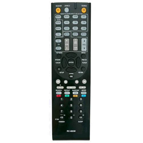 Bsilvam New RC-865M Replacement Remote Control Compatilbe with Onkyo Home Theater Audio Video AV Receiver TX-NR525 TXNR525