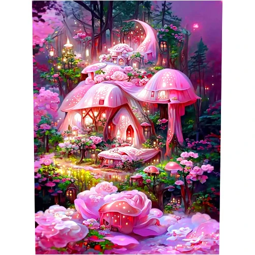 LVIITIS Diamond Painting Kit for Adults Beginner,5D Diamond Art Dots Kit for Gift,Paint with Gem for Home Wall Decor
