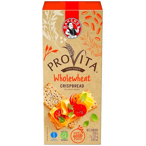 BAKERS EST 1851 Bakers Provita | High Fibre | Keto friendly (Wholewheat, 9 Ounce (Pack of 1))