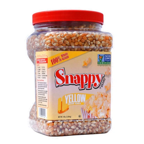 Snappy Yellow Popcorn Kernels, 4 lbs